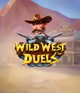  Immerse yourself in the wild world of "Wild West Duels" by Pragmatic Play, featuring a hardened gunslinger ready for a showdown. The image features a resolute cowboy with crossed pistols, set against a dusty Western town. His focused expression and authentic attire capture the essence of the Old West. The game's title is prominently featured in a striking font, complementing the action-packed theme. 